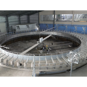Plateforme <span class=keywords><strong>de</strong></span> <span class=keywords><strong>traite</strong></span> rotative grande capacité, station personnalisable, machine à traire intelligente en acier inoxydable 304 pour élevages laitiers - Product Image 3