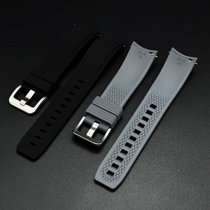 <span class=keywords><strong>Bracelet</strong></span> de montre sport réglable en <span class=keywords><strong>caoutchouc</strong></span> FKM à extrémités courbes, à dégagement rapide, pour <span class=keywords><strong>Seiko</strong></span> - Product Image 5
