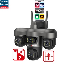 กล้องวงจรปิด Hieasy AOV Always-On 4G พลังงานแสงอาทิตย์ ความละเอียด 4K  4 เลนส์ 360 องศา °   กล้องวงจรปิดไร้สายกลางแจ้ง มองเห็นสีได้ในเวลากลางคืน - Product Image 1