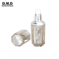 Ensembles d'emballage de produits de soins de la peau du visage Bouteilles 15ml 30 ml 50 grammes 100ml 1oz Pots de soins de la peau uniques vides en acrylique avec logo