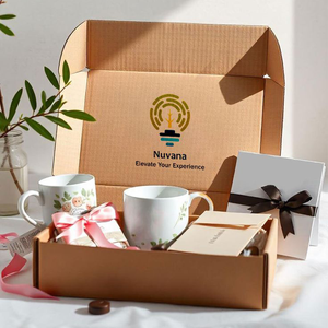 Cajas de Embalaje de Cartón Corrugado para Envíos de Cosméticos con Logotipo Impreso Personalizado, Cajas de Regalo Plegables con Forro de Esponja - Product Image 1