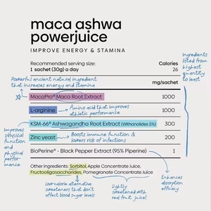 OEM/ODM Bebida Oral de Extracto de Ashwagandha y Maca para Apoyo Inmunológico y Relajación, Aumenta la Energía y la Resistencia en Hombres - Product Image 2