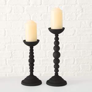 2025 centres de table et décorations de mariage vente chaude Design classique décoratif noir mat bougeoir supports - Product Image 3