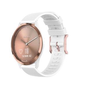 สายนาฬิกาซิลิโคนสำหรับ <span class=keywords><strong>Vivomove</strong></span> HR/3/Vivoactive <span class=keywords><strong>4</strong></span>/3/Venu 2/Luxe/Style ขนาด 20 มม./22 มม. พร้อมหัวเข็มขัดแบบปลดเร็ว - Product Image 2