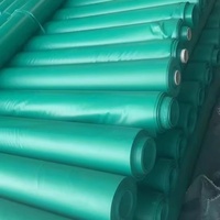 Lona de PVC Impermeable y Resistente al Fuego, Tela Recubierta de PVC con Base de Poliéster