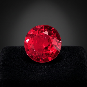 Pierre précieuse rouge rubis de qualité supérieure, forme ronde, pierres en vrac, tailles personnalisées pour la fabrication de bijoux et l'artisanat - Product Image 1
