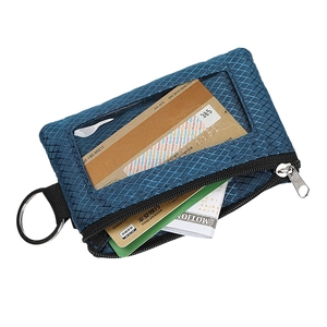 Portefeuille miniature en tissu Oxford avec blocage RFID, porte-cartes multifonctionnel avec porte-clés et cordon <span class=keywords><strong>pour</strong></span> hommes et femmes, idéal <span class=keywords><strong>pour</strong></span> les voyages - Product Image 2