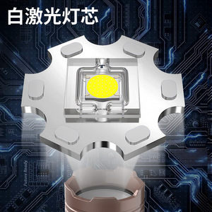 Lampe frontale rechargeable 6600mAh LED à lumière blanche, portable, pour camping et usage domestique - Product Image 2