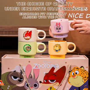 <strong>Disney</strong> Zootopia Ceramic Mug with Handgrip <strong>Tea</strong> Cup Coffee Milk Cup Gift Box <strong>Set</strong> for Christmas Gift and Home Use - Product Image 4
