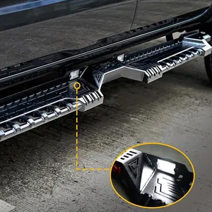 Nouveau marchepied latéral en acier antirouille pour camionnette 4x4 pour Ford F150 F-150 Ranger Raptor 2015 Revo 2021