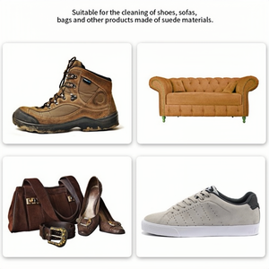 Nouvelle <span class=keywords><strong>brosse</strong></span> noire pour le nettoyage des chaussures en daim, outil de nettoyage du nubuck, <span class=keywords><strong>brosse</strong></span> à polir en caoutchouc crêpé - Product Image 4