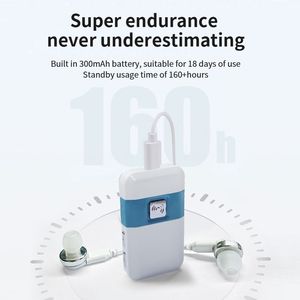 Aide auditive <span class=keywords><strong>rechargeable</strong></span> à très longue autonomie avec 16 canaux, <span class=keywords><strong>classe</strong></span> II, pour personnes âgées, réduction du bruit - Product Image 2