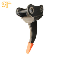 Broyeur à dents simples pour excavatrice, outil de déscompactage du sol pour excavatrices de 12 tonnes