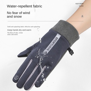 Automne hiver femmes hommes TAI RAN <span class=keywords><strong>Vertical</strong></span> opéra-longueur Polyester velours coupe-vent écran tactile vélo extérieur chaud gants - Product Image 2