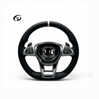 Volant en cuir et tissu personnalisé de luxe, directement de l'usine, adapté aux Mercedes-Benz W223 809P W205 E C G-Class