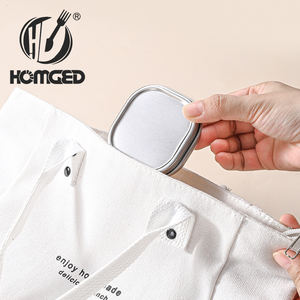 Boîte à pilules portable en acier inoxydable 304, étanche à l'humidité, pour la maison et l'extérieur - Product Image 4