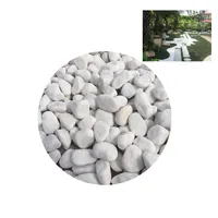 Piedras Blancas de 1-3mm, 3-6mm, 6-9mm, 1-3cm, 3-5cm, 5-8cm, para Villa, parque, paisaje cuadrado
