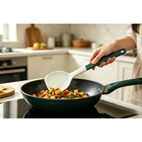 Ensemble d'ustensiles de cuisine en silicone 8 pièces de marque RO, résistant à la chaleur, de qualité alimentaire, avec trou de suspension simple, en TPR – Vente chaude