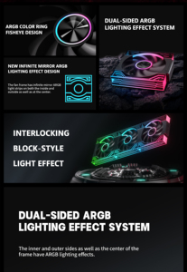 Jungle Leopard Interstellar V3 SE 120mm ARGB Case Fan Infinity <b>Mirror</b> Modular PWM Quiet Cooling Fan for PC Case - Product Image 2