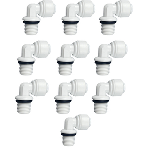 Coude RO raccord de tuyau d'eau coude mâle avec filetage de bague d'étanchéité O 1/8 système de connecteur rapide purifie l'eau - Product Image 3