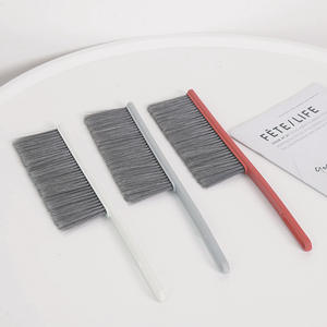 Cepillo para barrer el hogar, cerdas suaves, mango largo, tamaño grande, para limpieza Kang, cepillo manual para polvo, color blanco, gris, rojo - Product Image 1