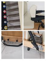 Reformer de Pilates professionnel pliable et portable avec lit de base en chêne pour usage domestique ou en studio