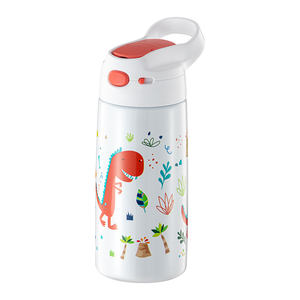 Crianças Bonito garrafa de Água Quente Garrafa Térmica Caneca Copo De Água Com Palha para Menino e Menina - Product Image 1