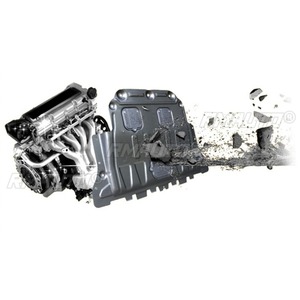 แผ่นป้องกันเครื่องยนต์ แผ่นกันกระแทกใต้ท้องเครื่องยนต์ สำหรับ Honda Civic รุ่นที่ 10 ปี 2016-2017 อุปกรณ์ตกแต่งรถยนต์ - Product Image 6