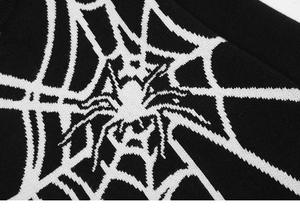 Maglione da <span class=keywords><strong>Donna</strong></span> Stile Streetwear con Motivo a Ragnatela Jacquard, Maglione Lungo Invernale Lavorato a <span class=keywords><strong>Maglia</strong></span>, Abbigliamento Femminile - Product Image 6