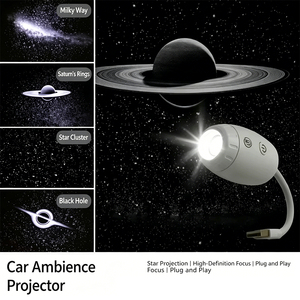 Lumière ambiante USB ciel étoilé pour voiture, projecteur de décoration intérieure de voiture avec film - Product Image 1