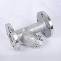 Filtre en Y à bride en acier inoxydable 304 GL41W-16P, filtre en Y en acier moulé, filtre en Y soudé pour pipeline de grand diamètre