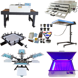 Juego completo <span class=keywords><strong>de</strong></span> serigrafía <span class=keywords><strong>de</strong></span> 4 colores y 4 Estaciones, kit <span class=keywords><strong>de</strong></span> prensa - Product Image 1