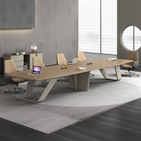 Tables de conférence en bois de luxe modernes, mobilier de bureau, bureaux