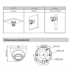 Da-hua wizsense 4MP PoE IP <span class=keywords><strong>Camera</strong></span> IPC-HDW2449T-S-<span class=keywords><strong>LED</strong></span> với tầm nhìn ban đêm ấm dẫn ánh sáng đầy đủ màu sắc video được xây dựng trong mic - Product Image 6