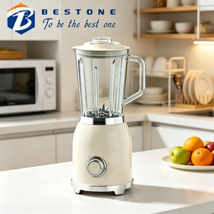 เครื่องปั่นแก้ว BESTONE รุ่น Retro ความจุ 1.5 ลิตร แบบไฟฟ้า ควบคุมความเร็ว 2 ระดับ สำหรับใช้ในครัวเรือน รับผลิตแบบ OEM ODM - Product Image 2