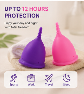 <span class=keywords><strong>Copa</strong></span> <span class=keywords><strong>Menstrual</strong></span> de Silicona de Grado Médico, Libre de BPA, Suave, para Flujo Abundante, a Prueba de Fugas, Higiene Femenina, Reutilizable - Product Image 2