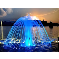 Fuente de Agua Musical para Jardín, Cuadrada, de Diseño Moderno, Personalizable, Duradera, de Acero Inoxidable 304, Resistente al Agua y Ecológica