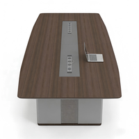 Meubles de bureau en bois modernes de qualité professionnelle, personnalisables, table de réunion pour salle de conférence