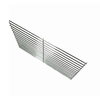 Grille pliable en acier inoxydable Lanejoy TL34 pour barbecue au charbon de bois - Résistante à la corrosion et à la chaleur, antiadhésive, facile à nettoyer