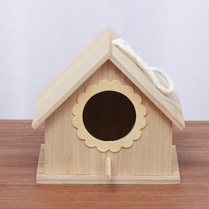 Gabbia di uccello dell'annata gabbia di legno case di uccelli - Product Image 2