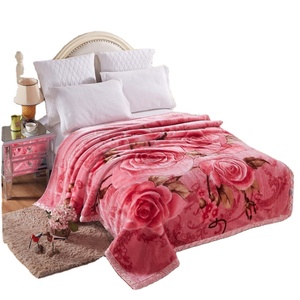 Couverture Raschel Double Épaisseur Luxe, <span class=keywords><strong>Plaid</strong></span> Doux et Chaud en Polaire Double Couche pour Lit et Canapé - Product Image 1