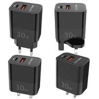 Chargeur rapide USB-C PD 20W certifié CE, prise murale EU 2 broches pour iPhone 15 16 17 Pro Max