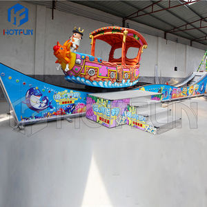 Juegos de Carnaval, Coche Volador, Barco, Nave Espacial, Barco Pirata, Pista para Parques de Atracciones Interiores/Exteriores, Juegos Mecánicos para Escuelas, Fibra de Vidrio - Product Image 3