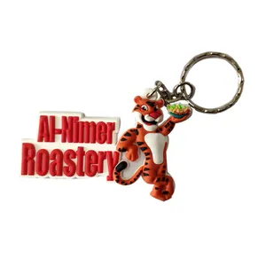 Индивидуальный брелок для ключей, металлический пластиковый брелок для ключей с логотипом на заказ, 3D-брелок из ПВХ для рекламных подарков, Детская раздача
