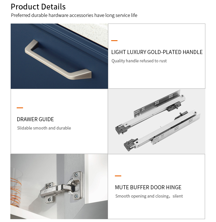 EDNA Standard Modern Style Slide Out Stainless Steel Kitchen Cabinets Canister Manufacturing
