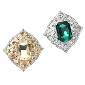 Broche de Flor Retro em Liga com Inlay de Strass para Mulheres, Presente para Casamento e Festa - Product Image 1
