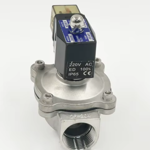 1/2 "inch 1inch hoành thép không gỉ 24V DC <span class=keywords><strong>solenoid</strong></span> valve cho ngành công nghiệp hóa chất - Product Image 1