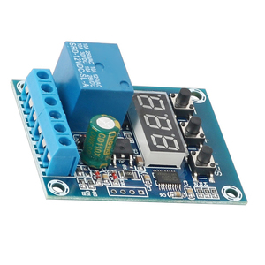 Điện áp kỹ thuật số DC 9V 12V 24V LED Vôn kế sạc xả màn hình chuyển tiếp Bảng điều khiển mô-đun - Product Image 1