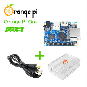 Set Orange <span class=keywords><strong>Pi</strong></span> <span class=keywords><strong>One</strong></span>: Orange <span class=keywords><strong>Pi</strong></span> <span class=keywords><strong>One</strong></span> + Custodia Trasparente in ABS + Cavo di Alimentazione USB a DC 4.0MM - 1.7MM Compatibile con Android, Ubuntu, Debian - Product Image 2