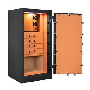 Caja Fuerte Biométrica de Lujo Homisafe con 6 Estuches para Relojes, 4 Cajones para Joyas, Organizador de Almacenamiento de Acero, Gabinete de Seguridad para Casa o Villa - Product Image 2